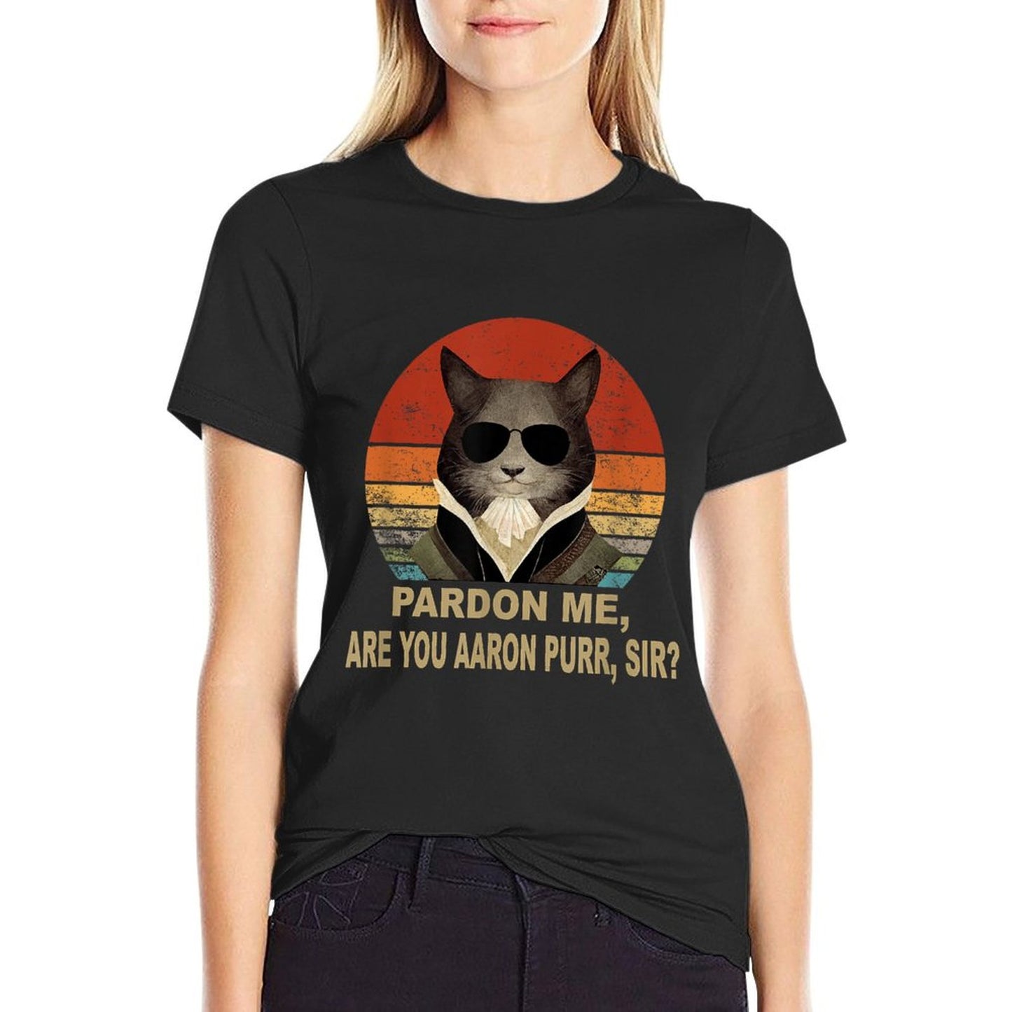 Alexander Hamilton Cat T-Shirt