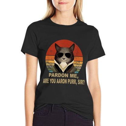 Alexander Hamilton Cat T-Shirt