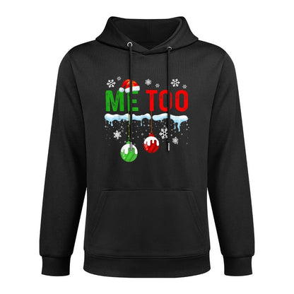 Family Christmas Pajamas Matching Couple Holiday Humor Easy Care Hoodie