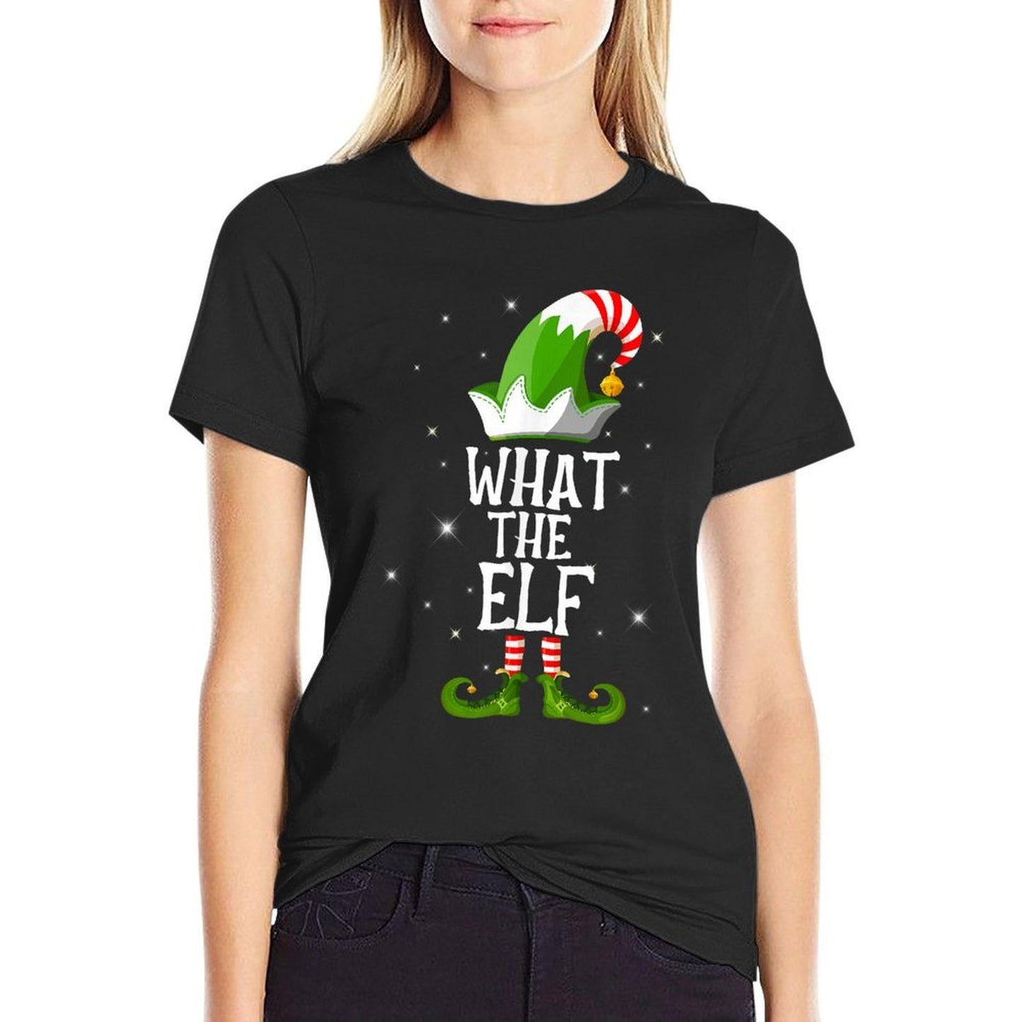 What The Elf Family Matching Group Christmas  Graphic-printed T-Shirt