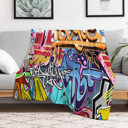 Graffiti Throw Blanket
