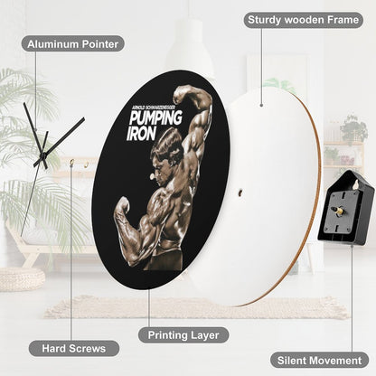 Arnold Schwarzenegger Classic Pumping Iron Wall Clock