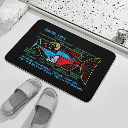 NDVH Babel Fish H2G2 Bath Mat