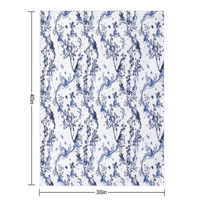 Monkey World Jouy Throw Blanket