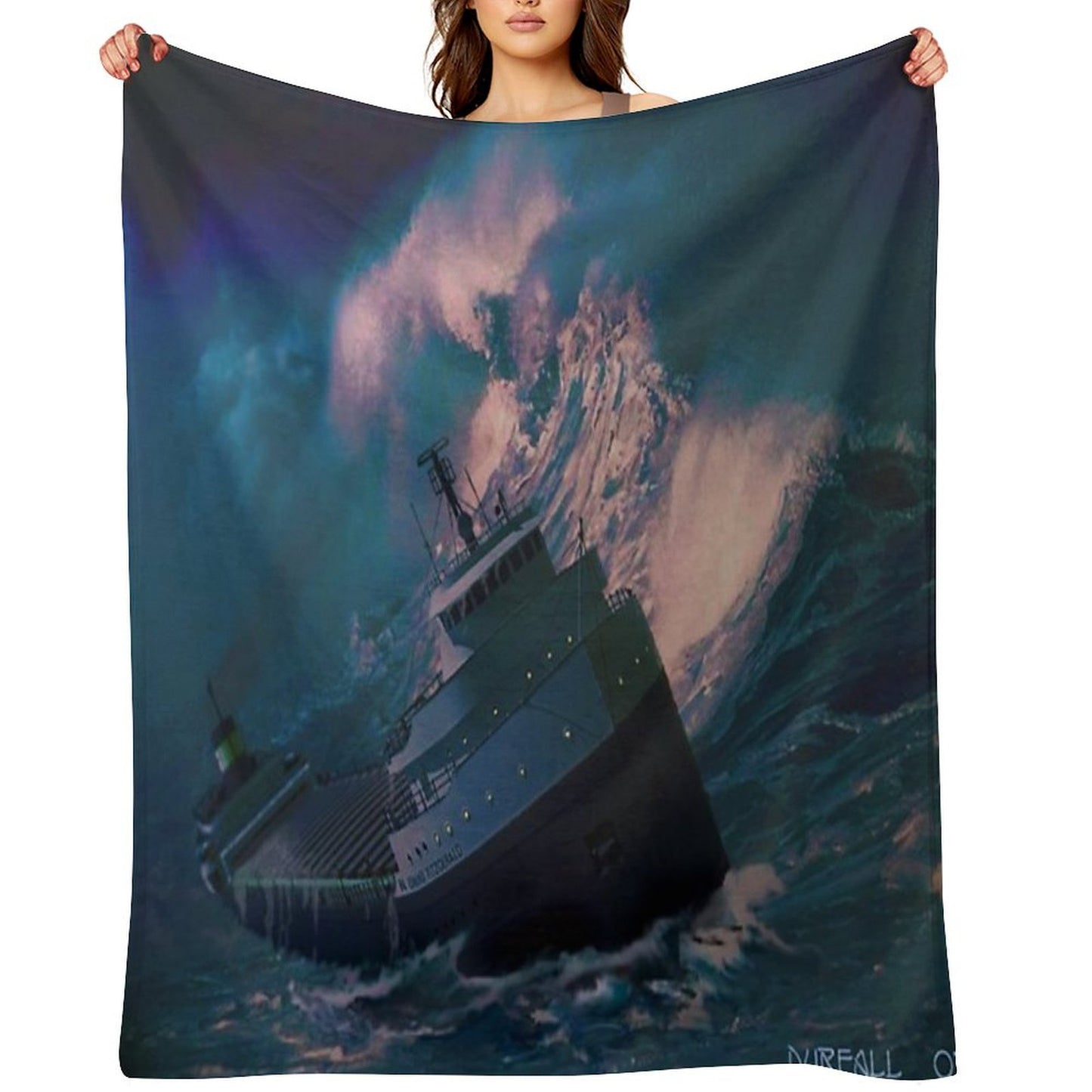 Edmund Fitzgerald Throw Blanket