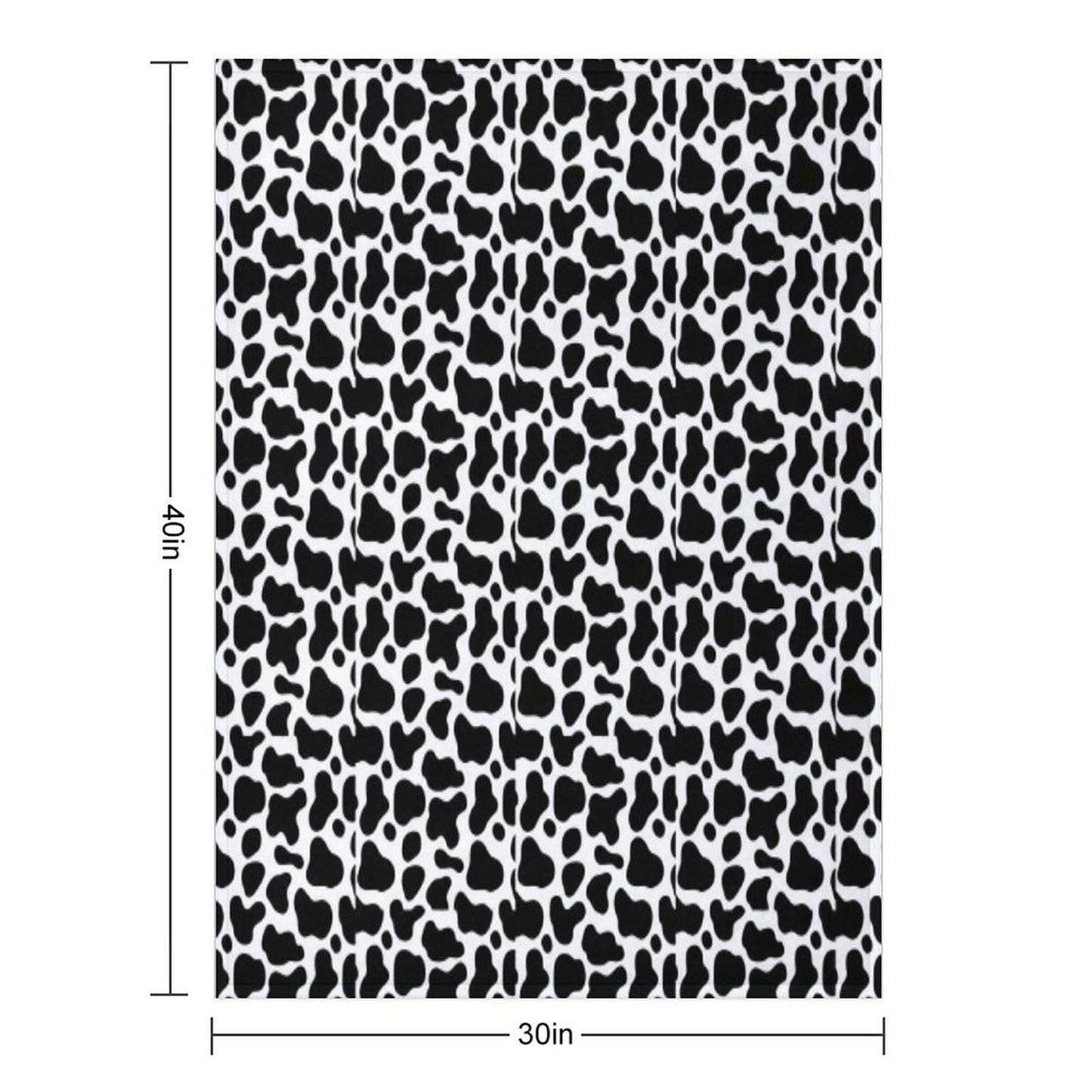 COW PRINT BACKGROUND Throw Blanket