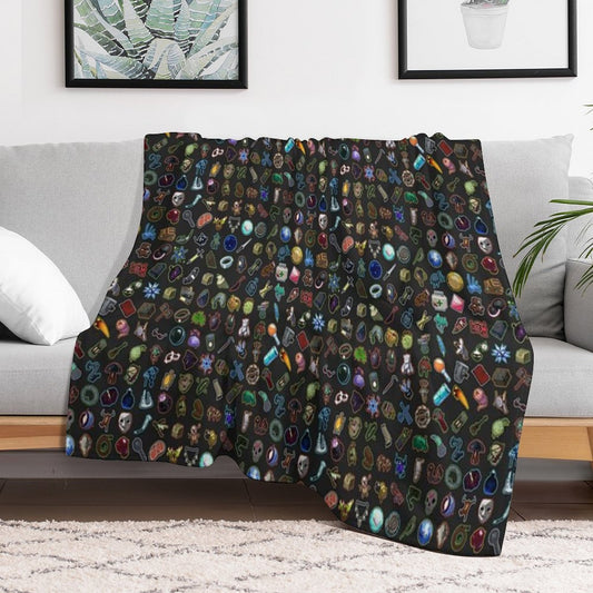 Risk of Rain 2 Items Throw Blanket