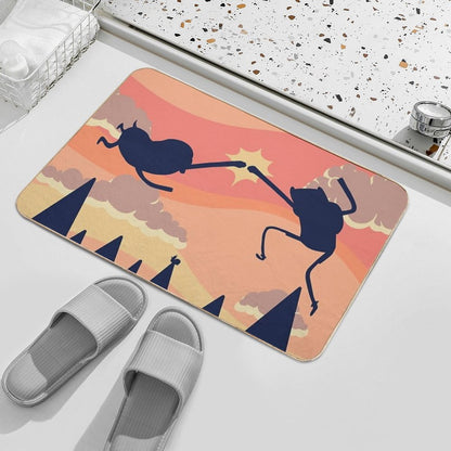 Epic Fist Bump! (Adventure Time) Bath Mat