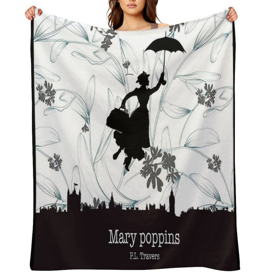 Mary Poppins Throw Blanket