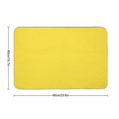 All Imperial Yellow Bath Mat