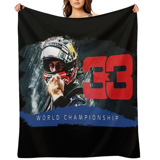 Max Verstappen F1 CHAMPION Throw Blanket