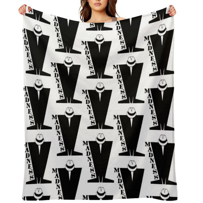 Hat The Madness Retro Band Gift for Fans Throw Blanket