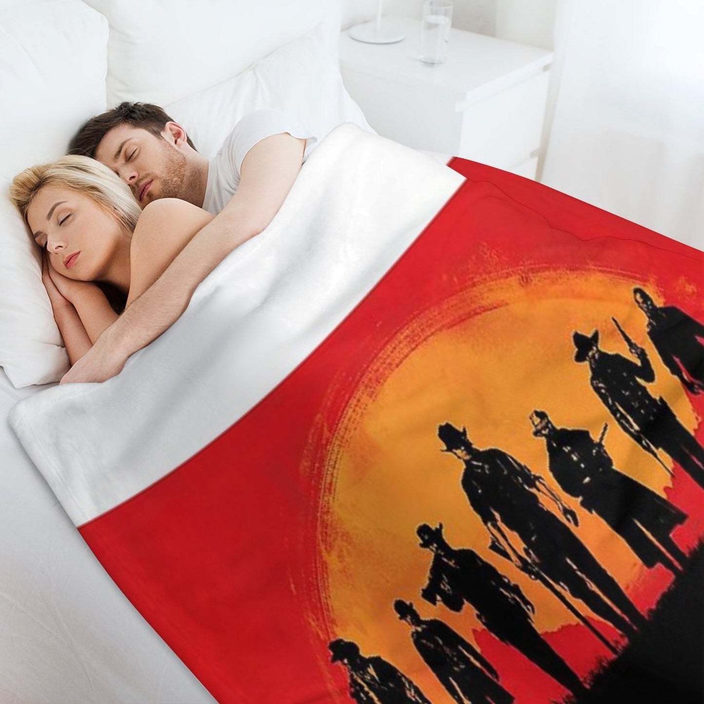 Beautiful Moon Throw Blanket