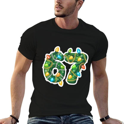 Funny Six Seven 6 7 Meme Unique Design 6 7 Christmas  High-quality Stitching T-Shirt