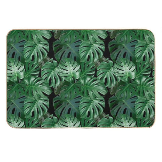 Monstera Madness Bath Mat