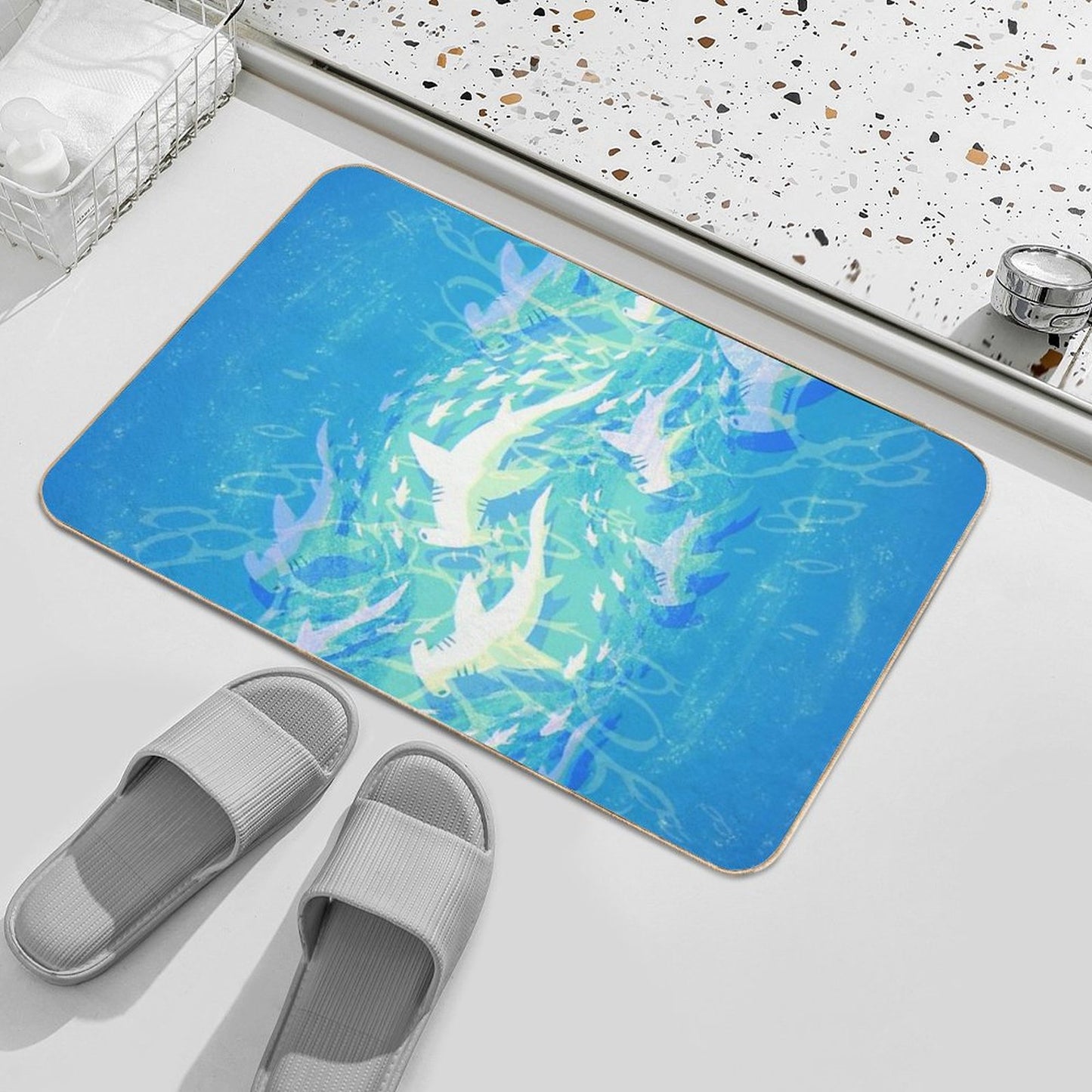 Hammerhead Migration Bath Mat