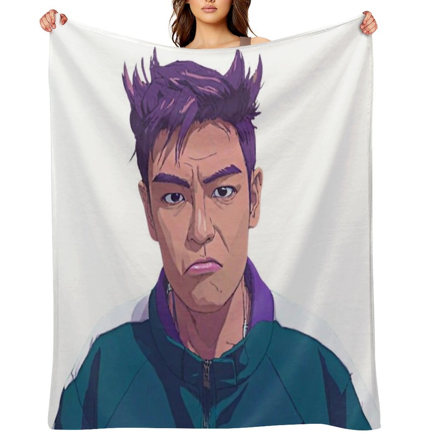 Thanos Player 230 Squid Game Throw Blanket
