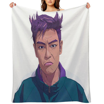 Thanos Player 230 Squid Game Throw Blanket