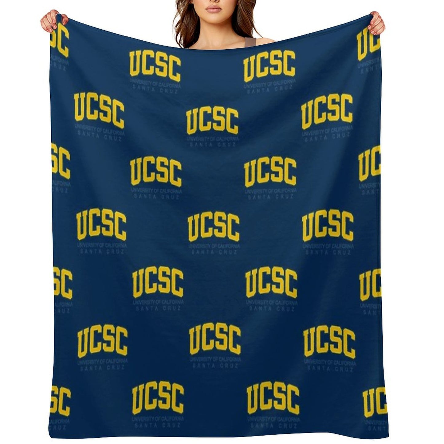 Uc Santa Cruz  Ucsc Throw Blanket