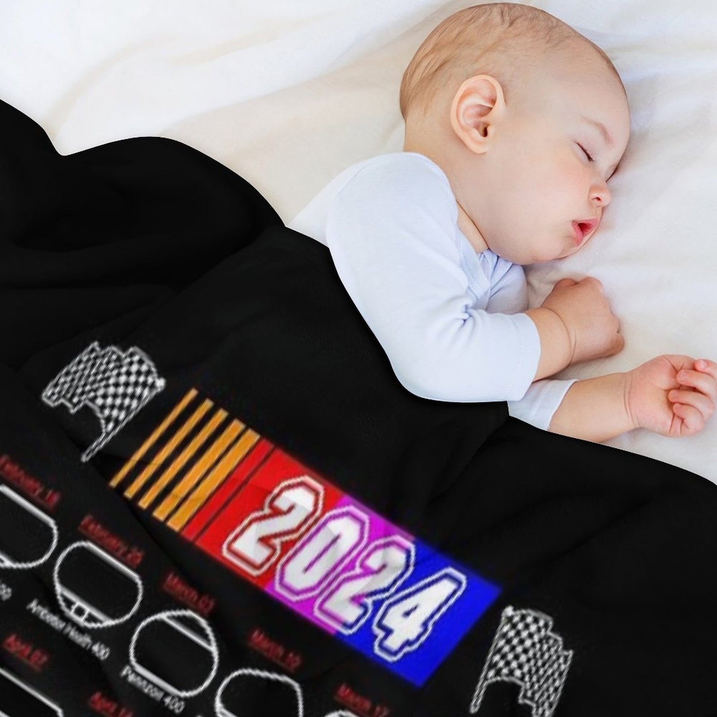 Schedule Nascar Cup Series 2024 Throw Blanket