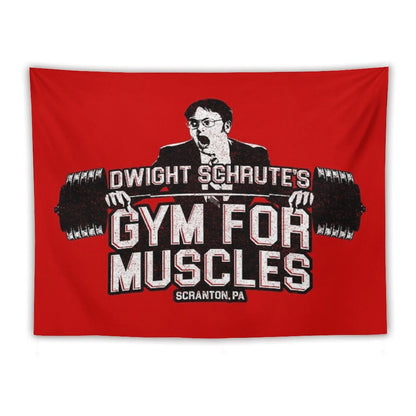 Dwight Schrute's Gym For Muscles Tapestry