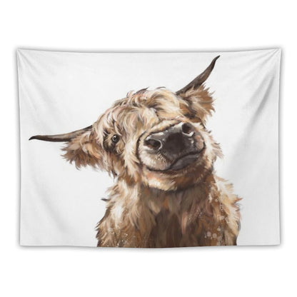 Highland Cow Tapestry