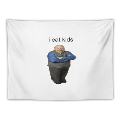 Bertram Eats Kids Tapestry