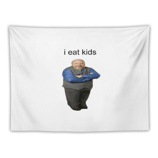 Bertram Eats Kids Tapestry
