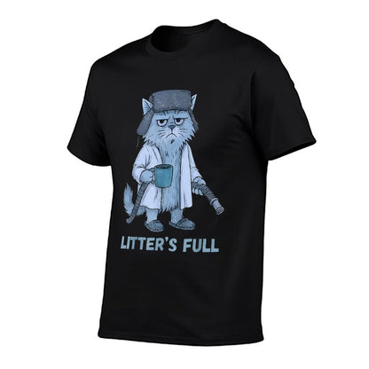 Litter’s Full Cat Parody Christmas Vacation  Cotton T-Shirt