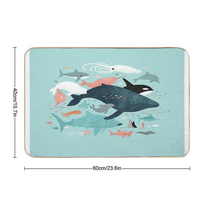 Under The Sea Menagerie Bath Mat