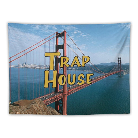 Full House Trap House Tapestry
