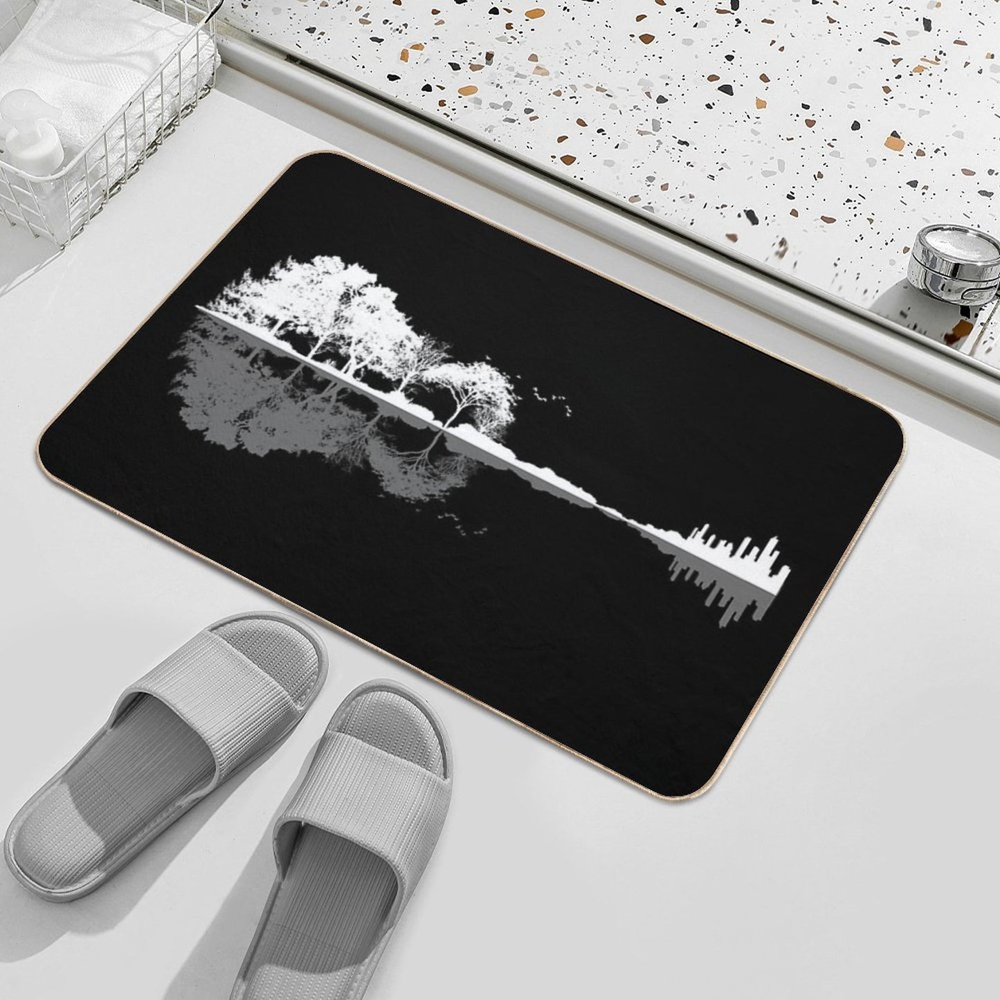 Nature Guitar Bath Mat