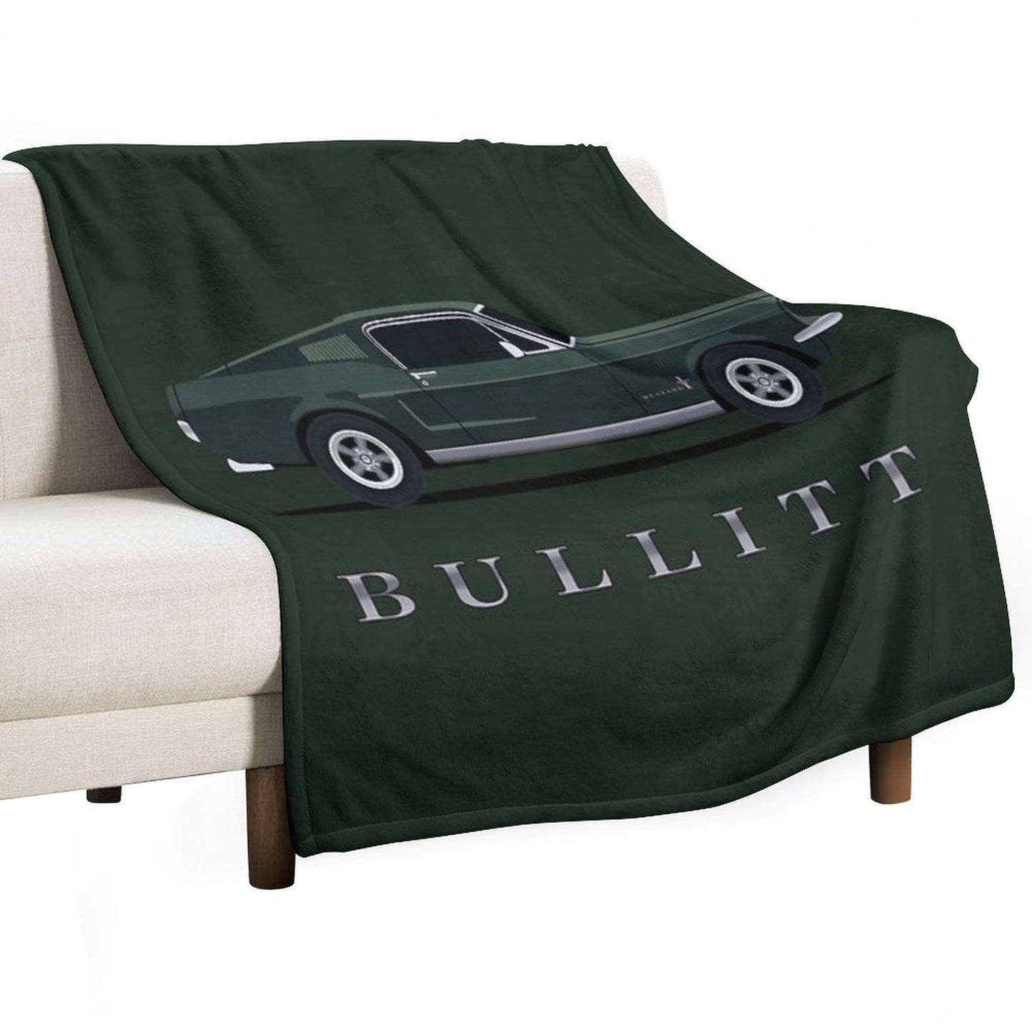 Mustang Bullitt Throw Blanket
