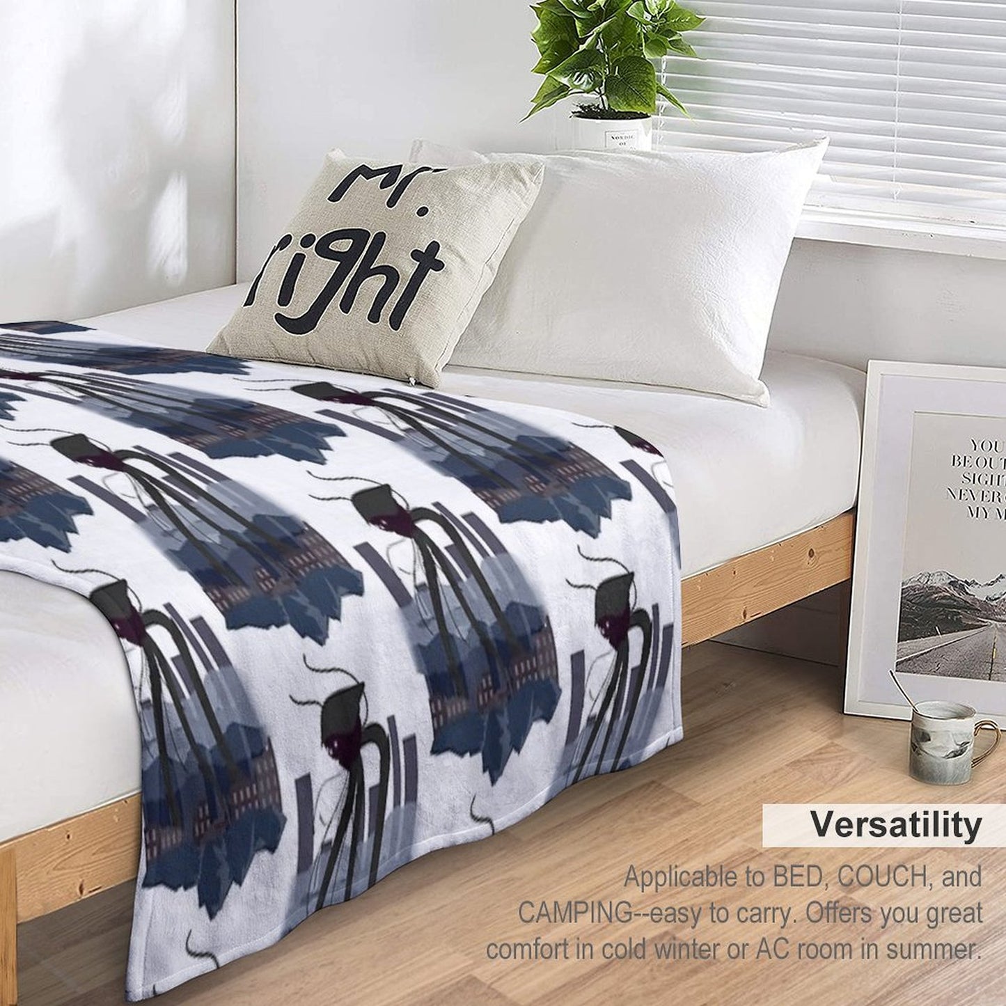 War of The Worlds Martian Tripod Throw Blanket