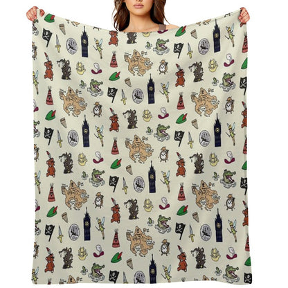 Peter Pan Throw Blanket