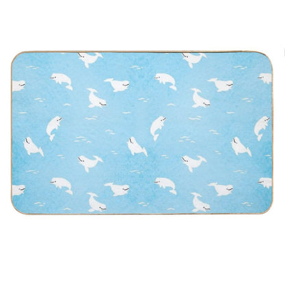 Beluga Whale Bath Mat