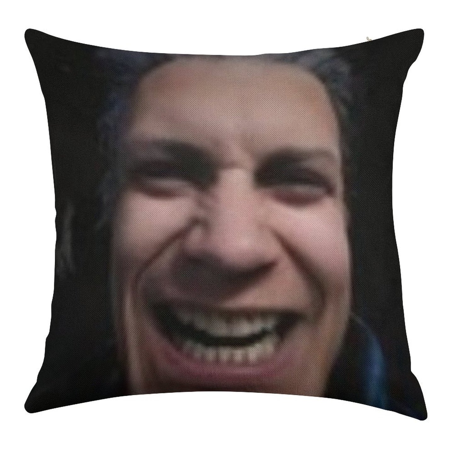 Cursed Vergil Linen Throw Pillow Cover