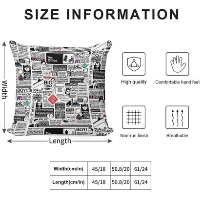 Wise Words From The Office - The Office Quotes (Variant) Soft Style Accent Throw Pillow