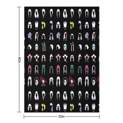 Lady Gaga Portrait Throw Blanket