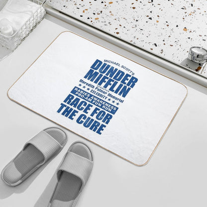 Dunder Mifflin Rabies Awareness Race for The Cure Bath Mat