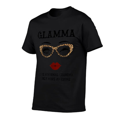 Glamma Like Normal Grandma Only More Awesome Leopard T-Shirt