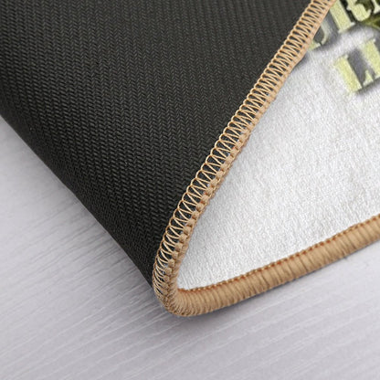 Brain in Light Bulb  Odorless Bath Mat