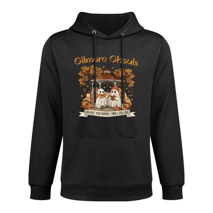 Gilmore Ghouls Where You Haunt I Will Follow Halloween Ghost Machine Washable Hoodie
