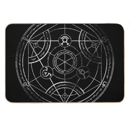 Human Transmutation Circle - Chalk Bath Mat