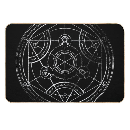 Human Transmutation Circle - Chalk Bath Mat