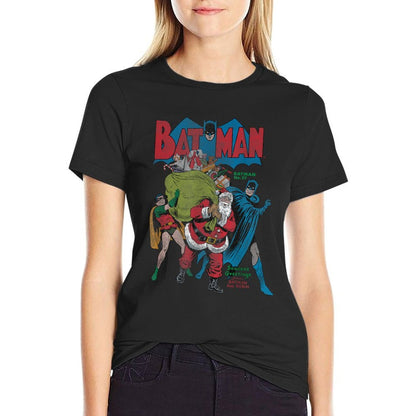 Batman Christmas Seasons Greetings  Stretchy T-Shirt
