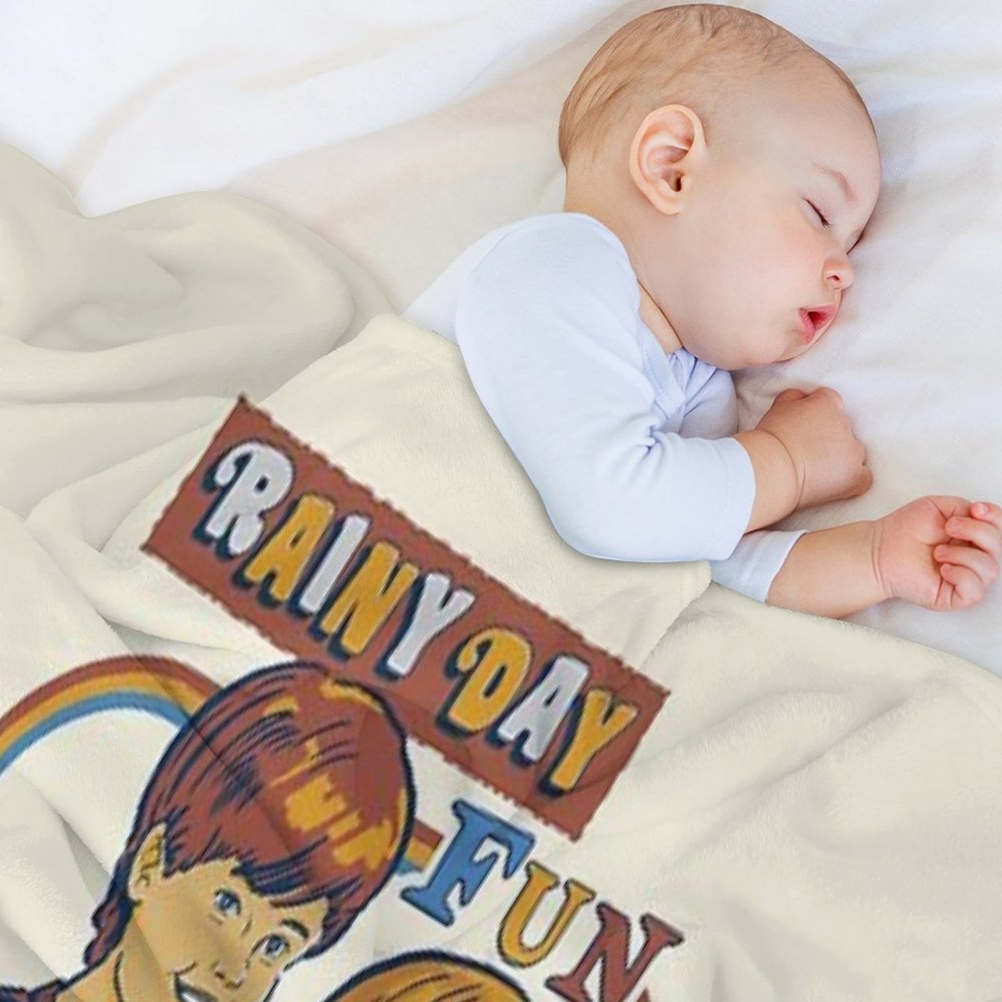 Rainy Day Fun Throw Blanket