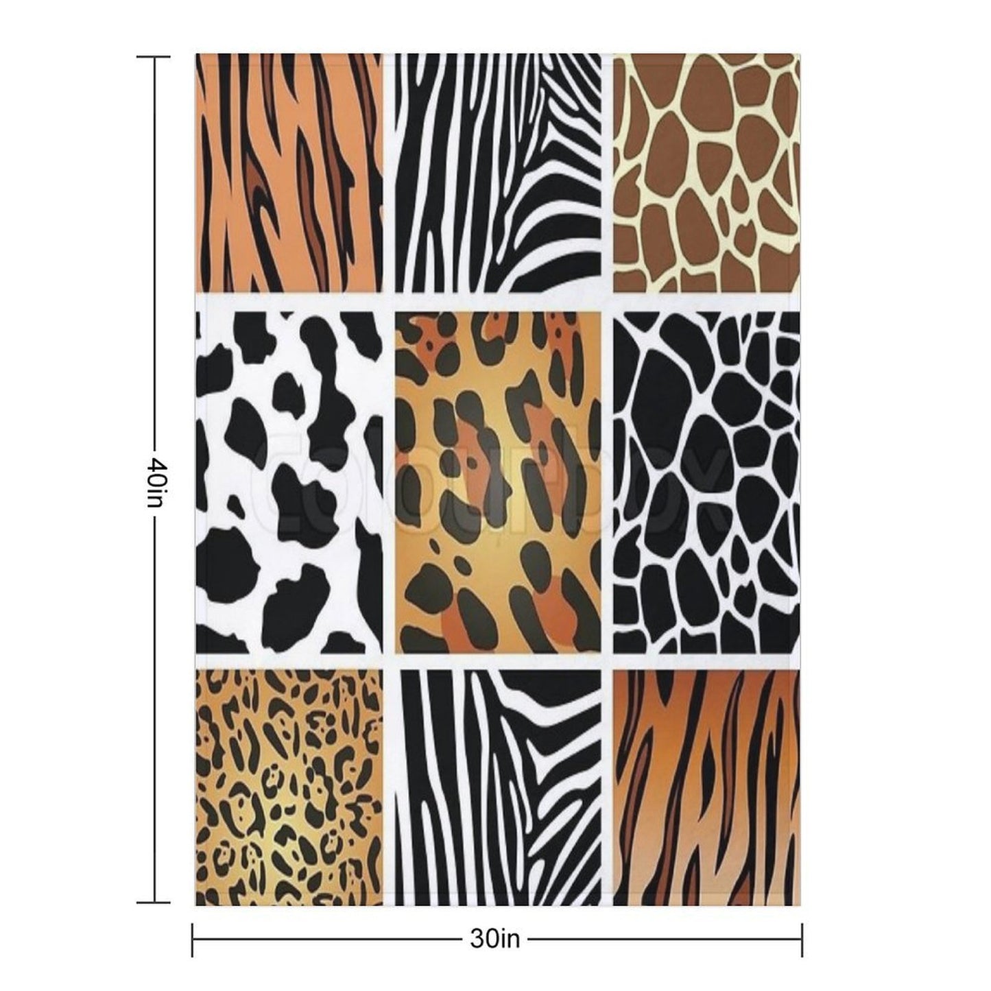 Colorful Patterns Throw Blanket