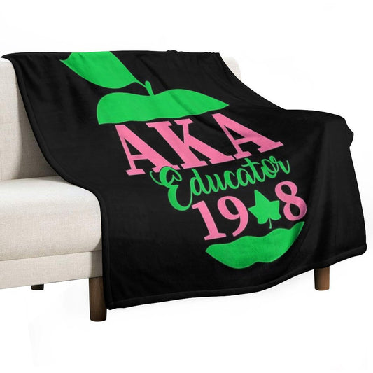 Cute Pretty Educators & Teacher Funny Aka Educator T-Shirt Throw Blanket