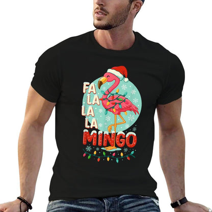 Flamingo Christmas for Women, Funny FA La La Mingo  Affordable Price T-Shirt